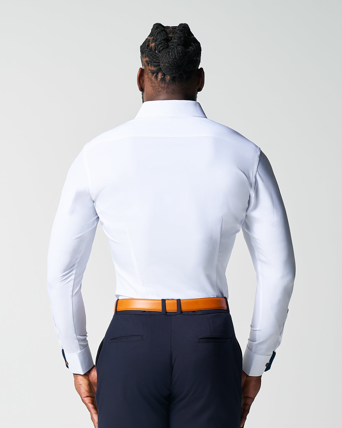 "The Springer" Limited Edition: White with Navy Accents | State & Liberty Dress Shirts