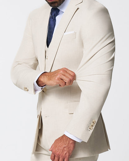 Athletic Fit Stretch Blazer - Lightweight Heathered Bamboo | State & Liberty Suits|Blazers
