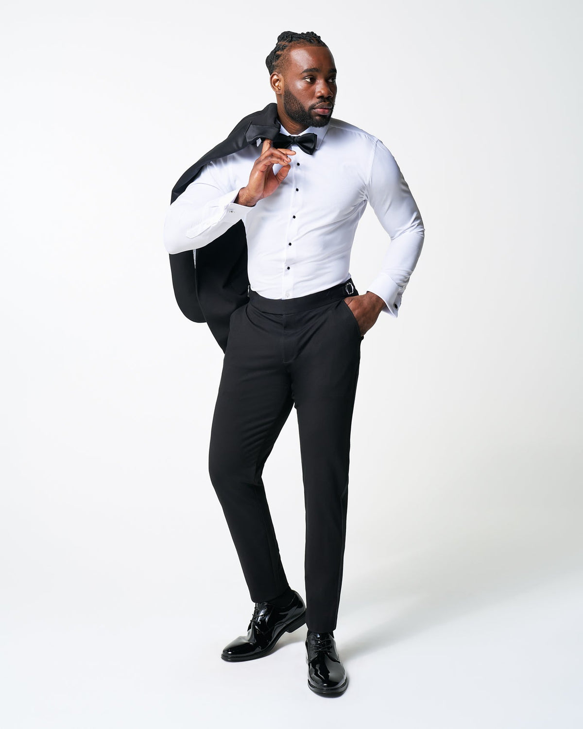The Solid White Tuxedo Shirt | State & Liberty Dress Shirts