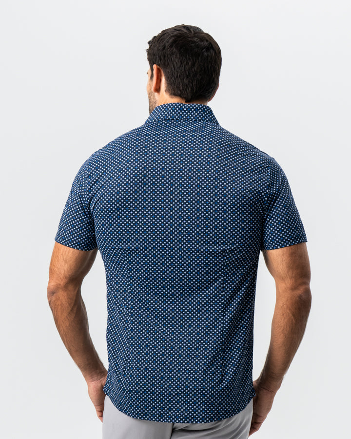 "The Theo" Geo Flower Print | State & Liberty Tops