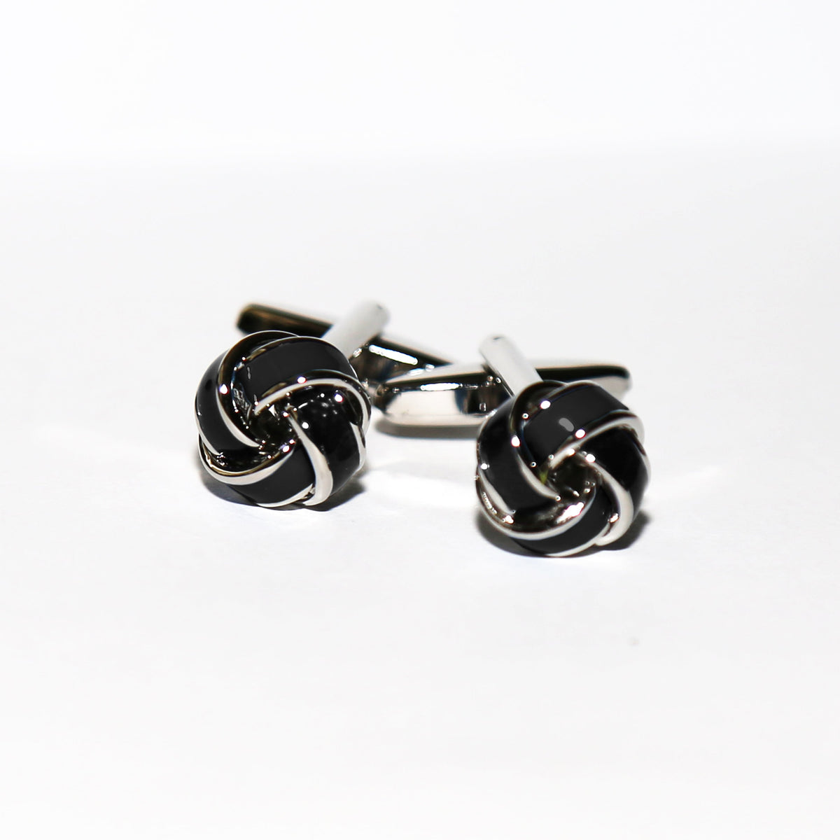 Black Knot Cuff Links | State & Liberty Accessories