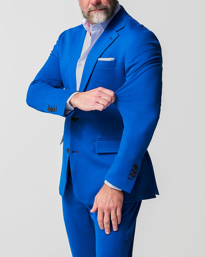Athletic Fit Stretch Suit - Solid Royal Blue | State & Liberty Suits