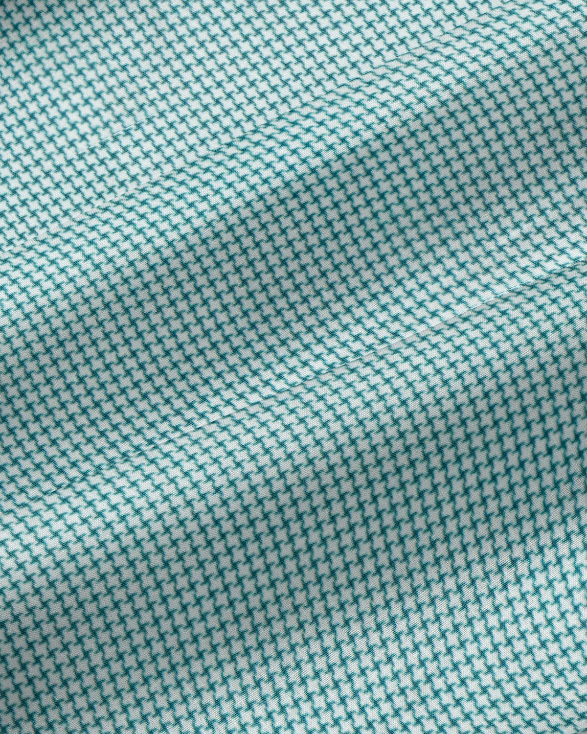 "The Kane" Green & White Houndstooth | State & Liberty Dress Shirts