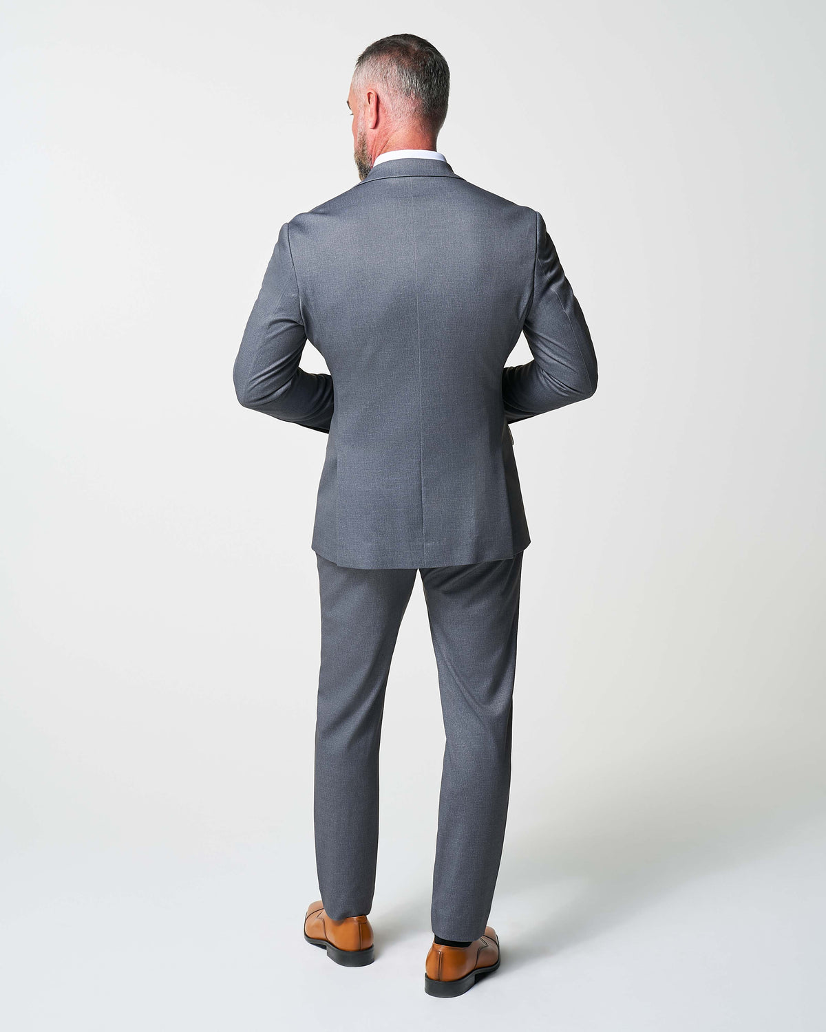 Athletic Fit Stretch Suit - Textured Cobalt | State & Liberty Suits