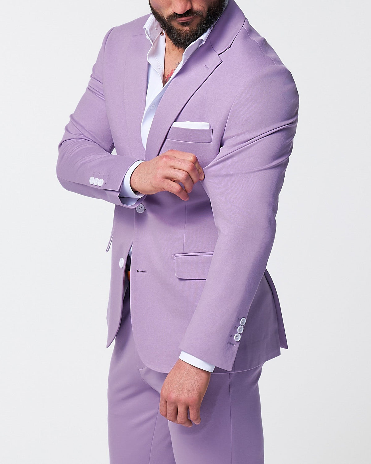 Athletic Fit Stretch Suit - Solid Royal Blue | State & Liberty Suits